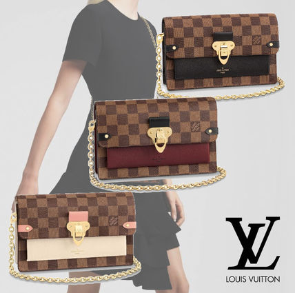 Louis Vuitton DAMIER 2020 SS Vavin Chain Wallet N60237 N60222 N60221 