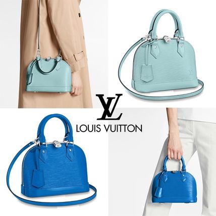 Louis Vuitton ALMA 2020 SS 2WAY Plain Leather Elegant Style Crossbody Logo Handbags M56206 M56205 