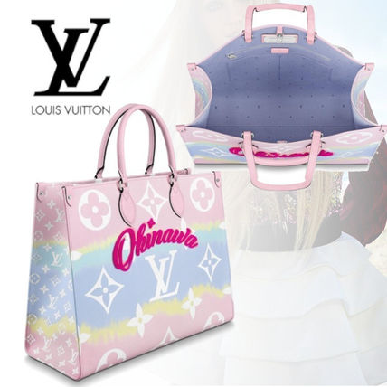 Louis Vuitton 2020 SS Monogram Casual Style Canvas A4 2WAY Bi color Leather M45191 