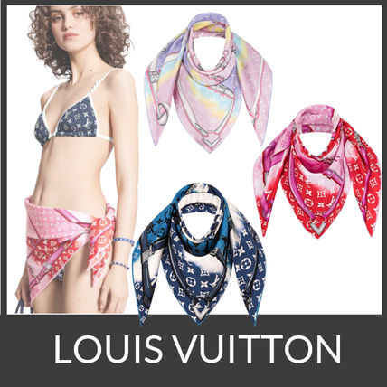 Louis Vuitton 2020 SS Lightweight ScarvesShawls M76185 M76132 M76131 