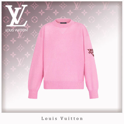 Louis Vuitton 2020 SS Crew Neck Cashmere Nylon Blended Fabrics Long Sleeves Plain 1A61OT 1A61OS 1A61OR 1A61OQ 1A61OP 
