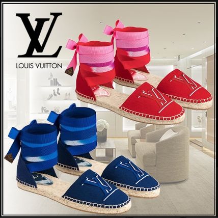 Louis Vuitton MONOGRAM Monogram Round Toe Lace up Casual Style Party Style 