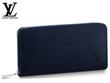 Louis Vuitton ZIPPY WALLET Plain Leather Long Wallet Long Wallets 
