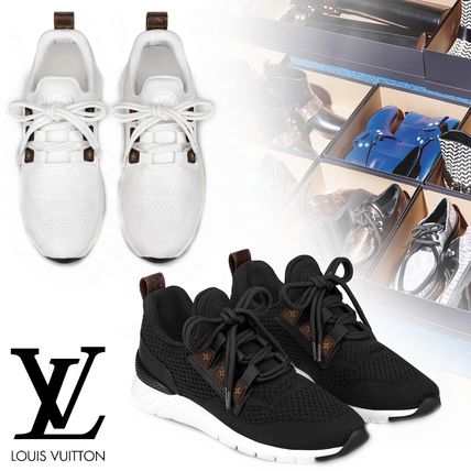 Louis Vuitton Monogram Rubber Sole Casual Style Plain Logo