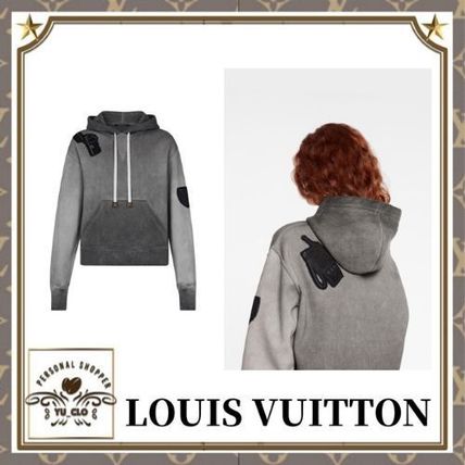 Louis Vuitton Travel Kit Overdyed Hoodie With Lv Patches 1A5MBF 