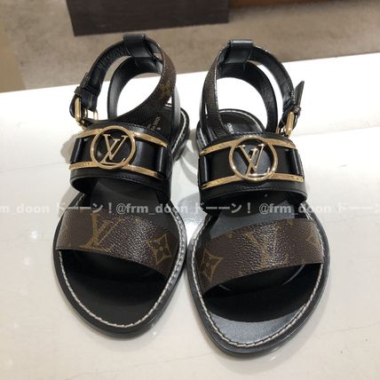 Louis Vuitton Logo Sandals 