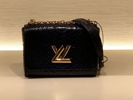 Louis Vuitton TWIST Crocodile Leather Logo Shoulder Bags N92663 