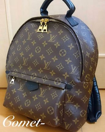 Louis Vuitton MONOGRAM Monogram Casual Style Leather Backpacks M44874 