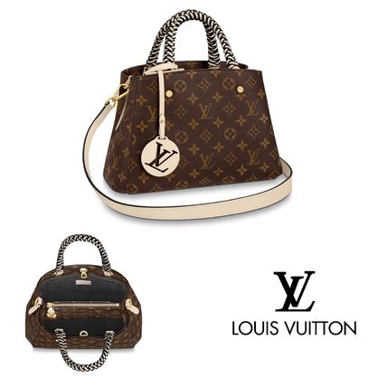 Louis Vuitton MONTAIGNE Elegant Style Handbags 