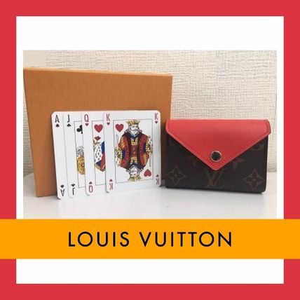 Louis Vuitton Monogram Unisex Canvas Leather Logo PouchesCosmetic Bags GI0014 