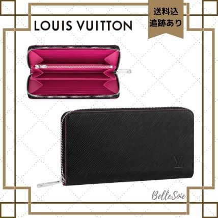 Louis Vuitton EPI 2020 SS Bi color Plain Leather Long Wallet Logo Long Wallets M64838 