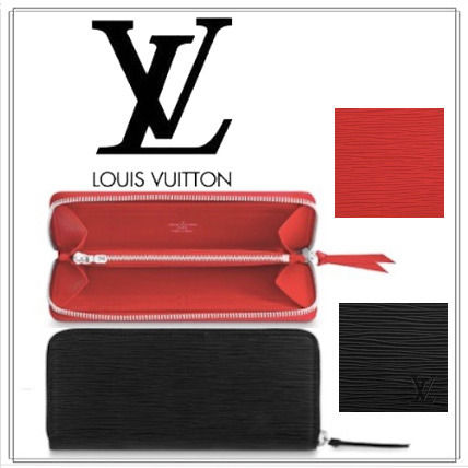 Louis Vuitton EPI 2020 SS Plain Leather Long Wallet Long Wallets 