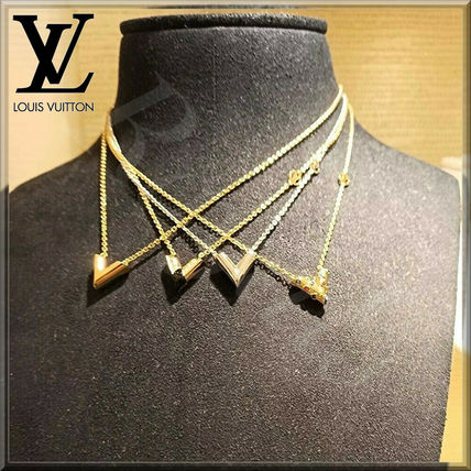 Louis Vuitton Costume Jewelry Unisex Blended Fabrics Chain Elegant Style M68920 