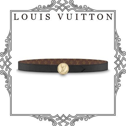 Louis Vuitton MONOGRAM 2019 SS Lv Circle 25Mm Reversible Belt M0054U 