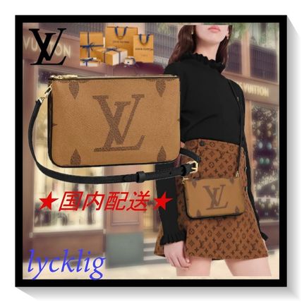 Louis Vuitton MONOGRAM 2020 SS Double Zip Pochette M69203 
