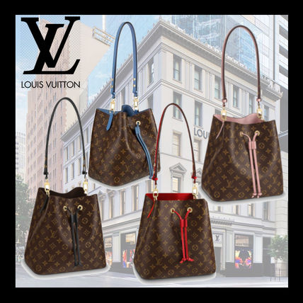 Louis Vuitton MONOGRAM Monogram Casual Style Leather Party Style Office Style 