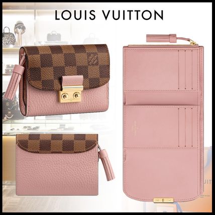 Louis Vuitton DAMIER 2019 SS Croisette Compact Wallet N60208 