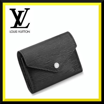 Louis Vuitton Plain Leather Folding Wallet Long Wallet Small Wallet Logo M60152 