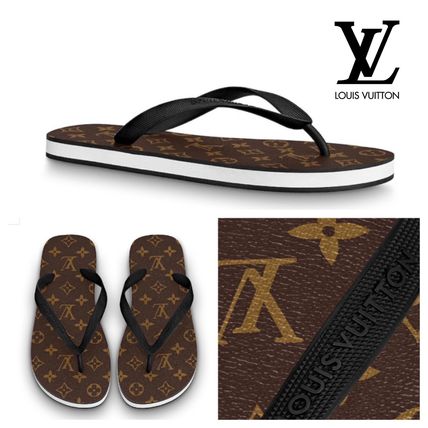 Louis Vuitton 2020 21AW Monogram Unisex Logo Sandals 1A7RP4 