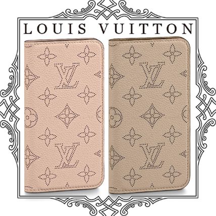 Louis Vuitton MAHINA 2020 SS Monogram Leather iPhone X iPhone XS Smart Phone Cases M68886 M68885 