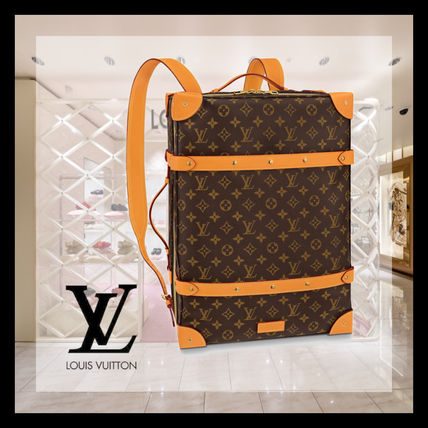 Louis Vuitton Casual Style Unisex 2WAY Plain Leather Office Style Logo M44749 