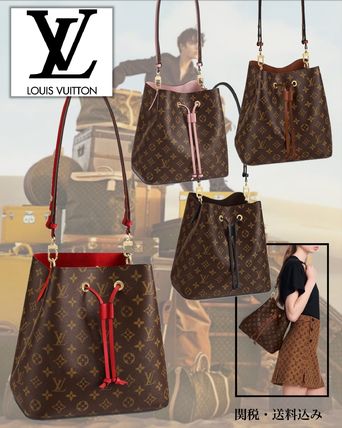 Louis Vuitton Monogram Casual Style Leather Party Style Purses 
