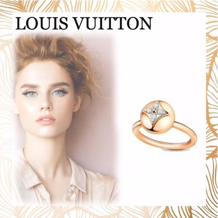 Louis Vuitton 18K Gold Formal Style Rings 