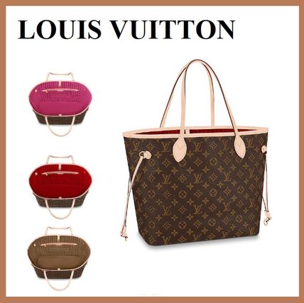 Louis Vuitton NEVERFULL 2020 SS Monogram 2WAY Leather Party Style Office Style Elegant