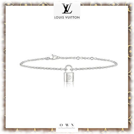 Louis Vuitton LOCKIT Silver Elegant Style Bracelets 