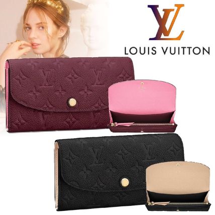 Louis Vuitton 2019 20AW Monogram Calfskin Leather Logo Long Wallets 