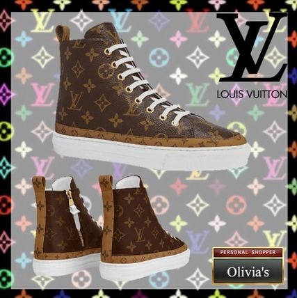 Louis Vuitton MONOGRAM 2020 Cruise Stellar Sneaker Boot 1A65UY 