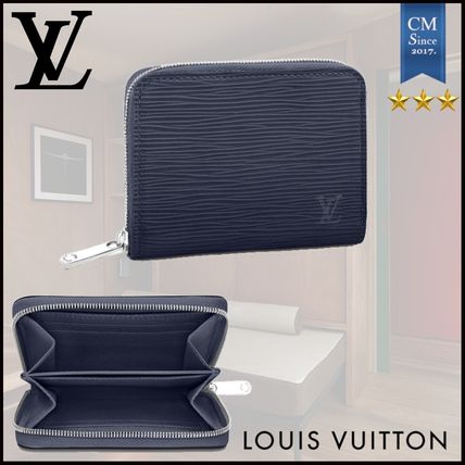 Louis Vuitton EPI 2020 SS Unisex Leather Long Wallet Small Wallet Logo Coin Cases 