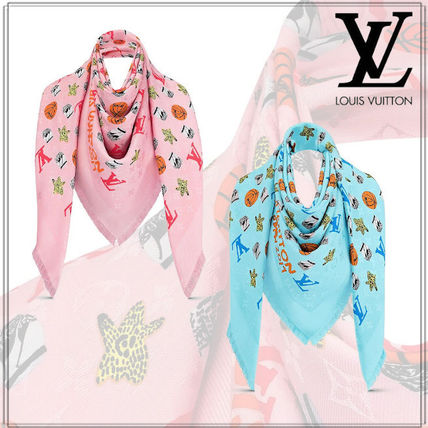 Louis Vuitton 2020 21AW Monogram Casual Style Wool Silk Party Style Office Style M76054 M76053 