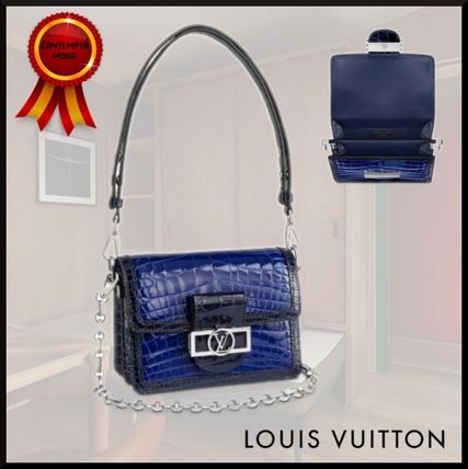 Louis Vuitton 2020 SS Casual Style Crocodile Blended Fabrics 3WAY Chain Plain 