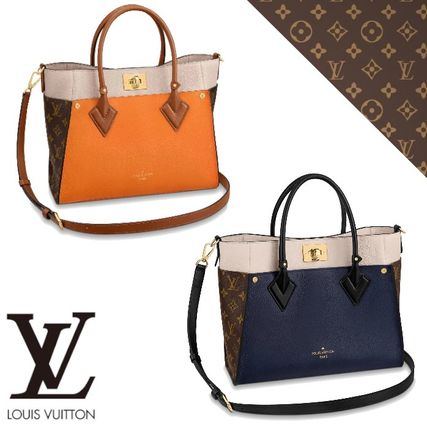 Louis Vuitton 2019 20AW Monogram Casual Style Canvas 2WAY Plain Leather Office Style M55933 M56077 