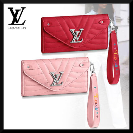 Louis Vuitton Monogram Leather Logo Long Wallets M63729 M63299 