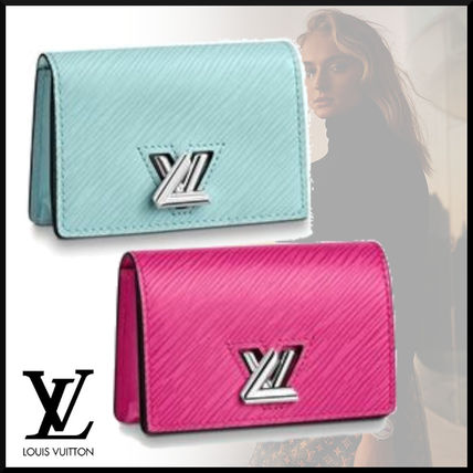Louis Vuitton 2020 SS Unisex Leather Folding Wallet Logo Card Holders M69344 M69345 