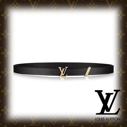 Louis Vuitton 2018 SS Plain Leather Elegant Style Belts 
