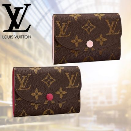 Louis Vuitton MONOGRAM 2019 20AW Monogram Street Style Leather Folding Wallet Small Wallet M62361 M41939 