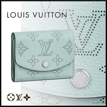 Louis Vuitton IRIS 2020 SS Monogram Calfskin Folding Wallet Small Wallet Logo M69033 