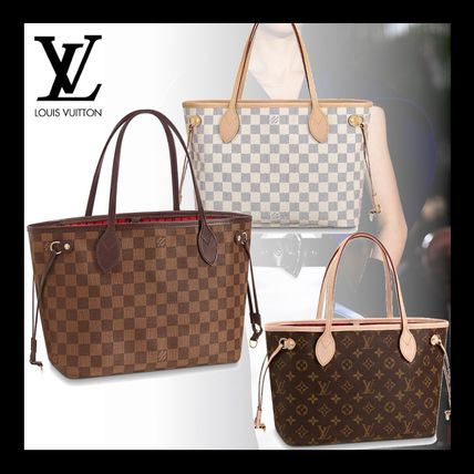 Louis Vuitton Monogram Casual Style Unisex Calfskin Bag in Bag A4 Plain 
