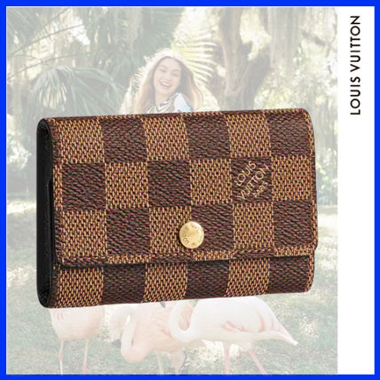 Louis Vuitton DAMIER 2020 21AW 6 Key Holder N62630 