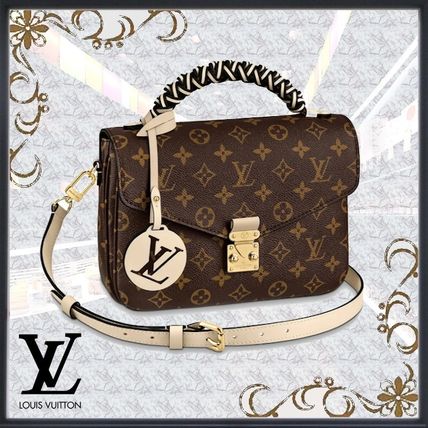 Louis Vuitton 2020 21AW Monogram 2WAY Leather Crossbody Logo Shoulder Bags M45152 