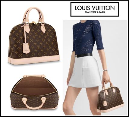 Louis Vuitton ALMA Monogram Leather Elegant Style Handbags M53151 