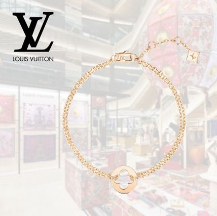 Louis Vuitton 2020 SS Empreinte Chain Bracelet Pink Gold Q95620 