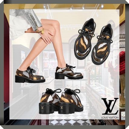 Louis Vuitton MONOGRAM 2020 SS Camouflage Monogram Platform Collaboration Logo 1A7VI0 