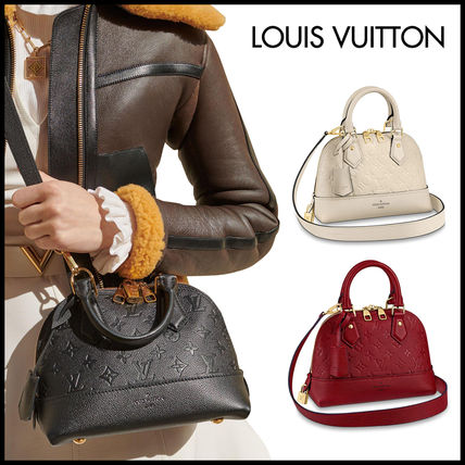 Louis Vuitton MONOGRAM EMPREINTE Monogram Blended Fabrics 2WAY Leather Elegant Style 