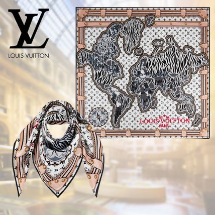 Louis Vuitton 2020 21AW Monogram Casual Style Unisex Silk Party Style Elegant Style M76397 