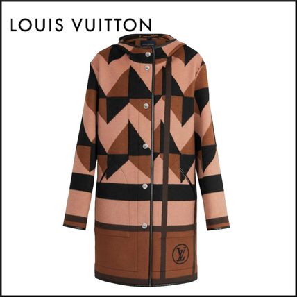 Louis Vuitton Casual Style Wool Party Style Office Style Elegant Style 1A68DF 