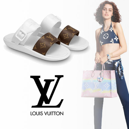 Louis Vuitton MONOGRAM 2020 SS Sunbath Flat Mule 1A66X5 